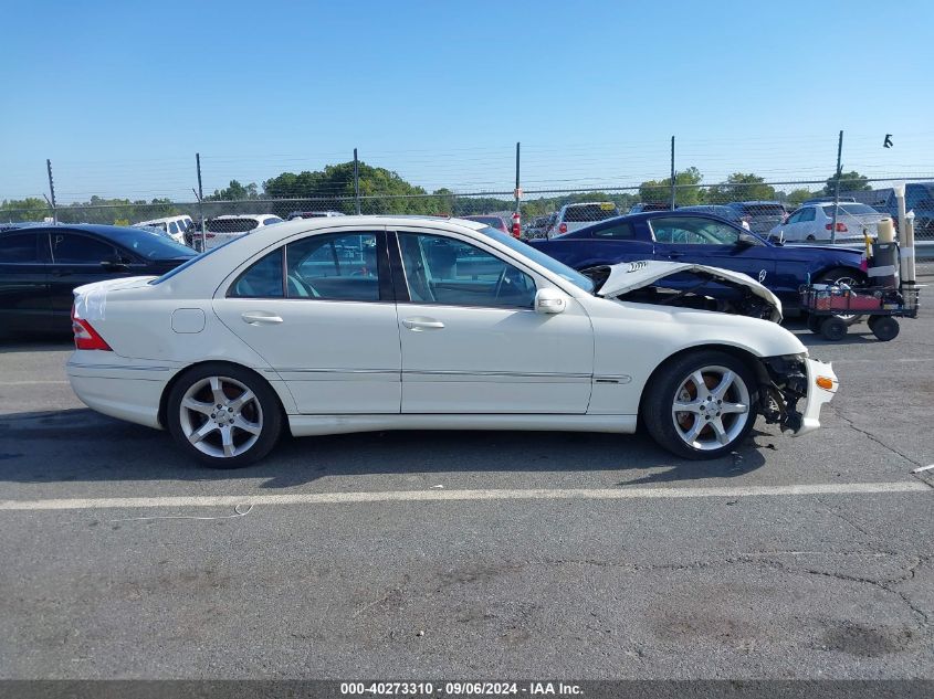 2007 Mercedes-Benz C 230 Sport VIN: WDBRF52H67F934997 Lot: 40273310