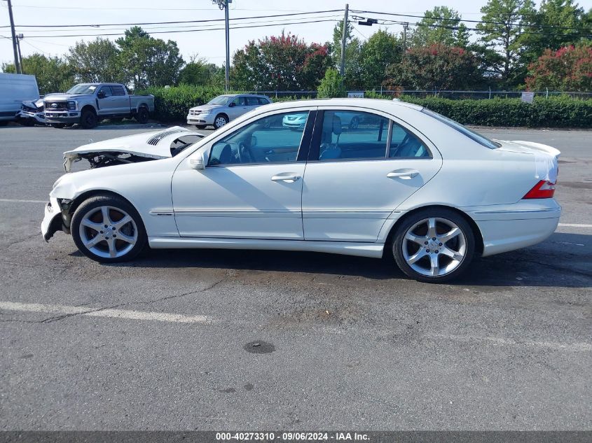 2007 Mercedes-Benz C 230 Sport VIN: WDBRF52H67F934997 Lot: 40273310