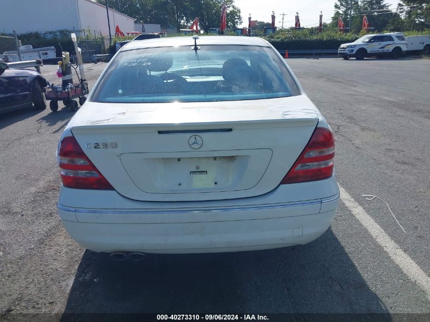 2007 Mercedes-Benz C 230 Sport VIN: WDBRF52H67F934997 Lot: 40273310