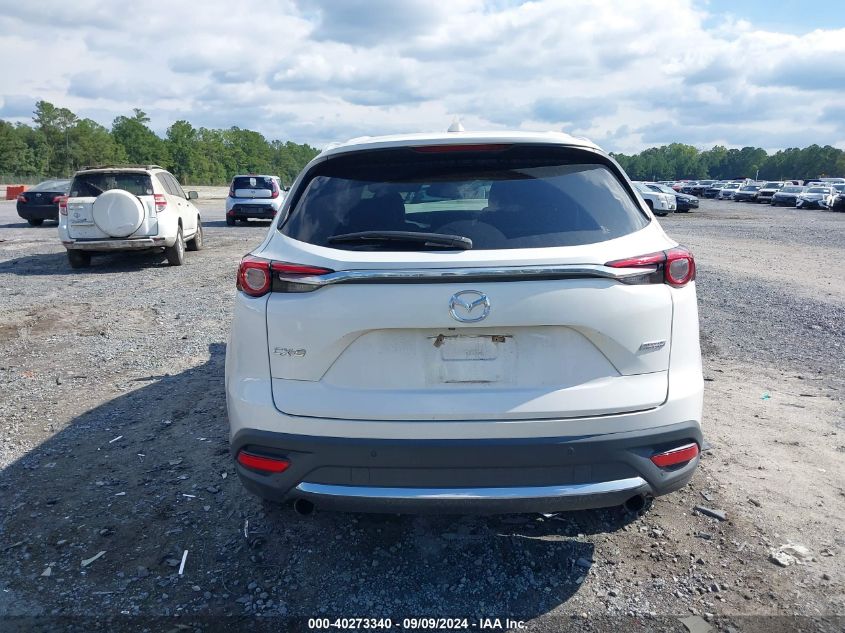 2016 Mazda Cx-9 Grand Touring VIN: JM3TCADY3G0126252 Lot: 40273340