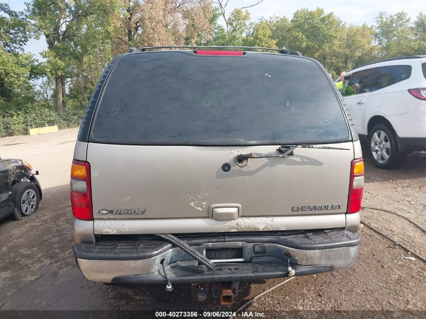 2002 Chevrolet Tahoe Lt VIN: 1GNEK13Z12J125058 Lot: 40273356