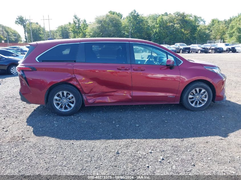 5TDKRKEC5MS045502 2021 Toyota Sienna Le