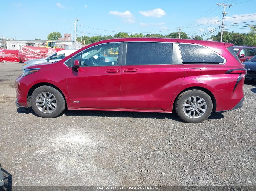 5TDKRKEC5MS045502 2021 Toyota Sienna Le