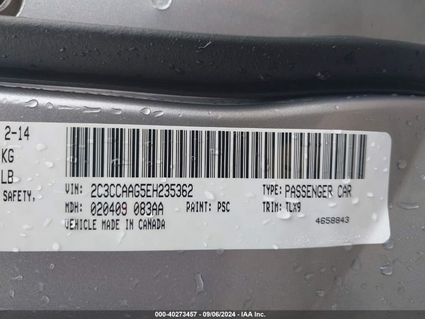 2C3CCAAG5EH235362 2014 Chrysler 300