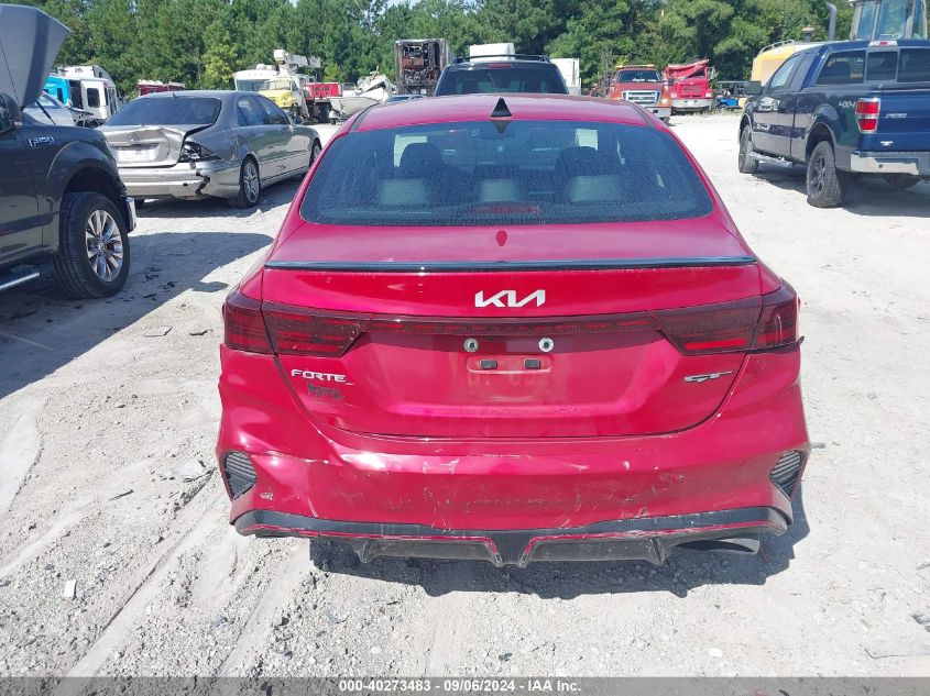 2022 Kia Forte Gt VIN: 3KPF44ACXNE484580 Lot: 40273483