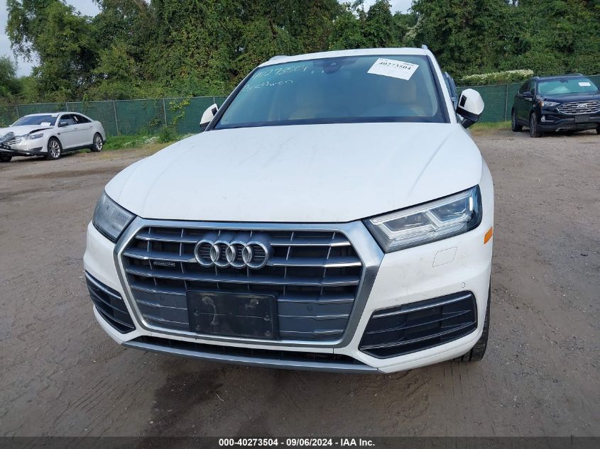 2018 Audi Q5 Premium Plus VIN: WA1BNAFY1J2218560 Lot: 40273504