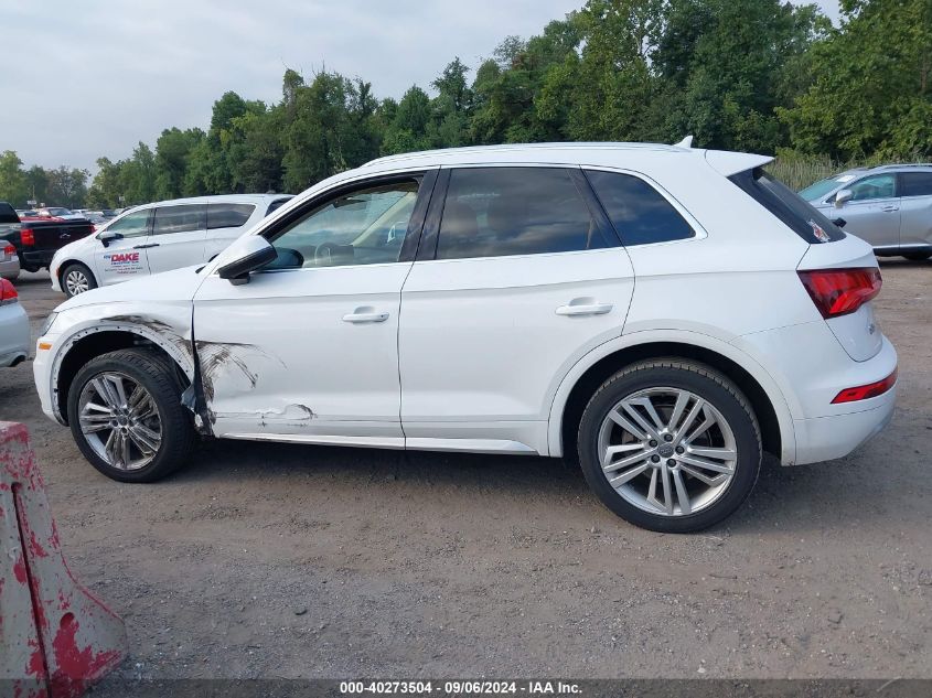 2018 Audi Q5 Premium Plus VIN: WA1BNAFY1J2218560 Lot: 40273504