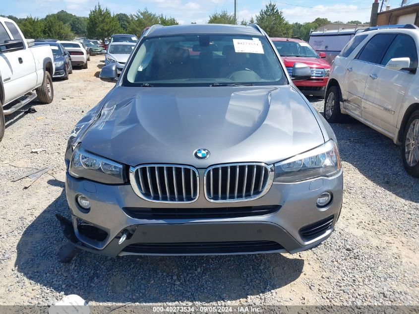 2015 BMW X3 xDrive28I VIN: 5UXWX9C55F0D54057 Lot: 40273534