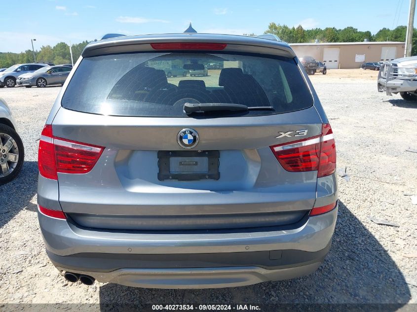 2015 BMW X3 xDrive28I VIN: 5UXWX9C55F0D54057 Lot: 40273534