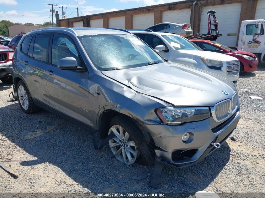 2015 BMW X3 XDRIVE28I - 5UXWX9C55F0D54057