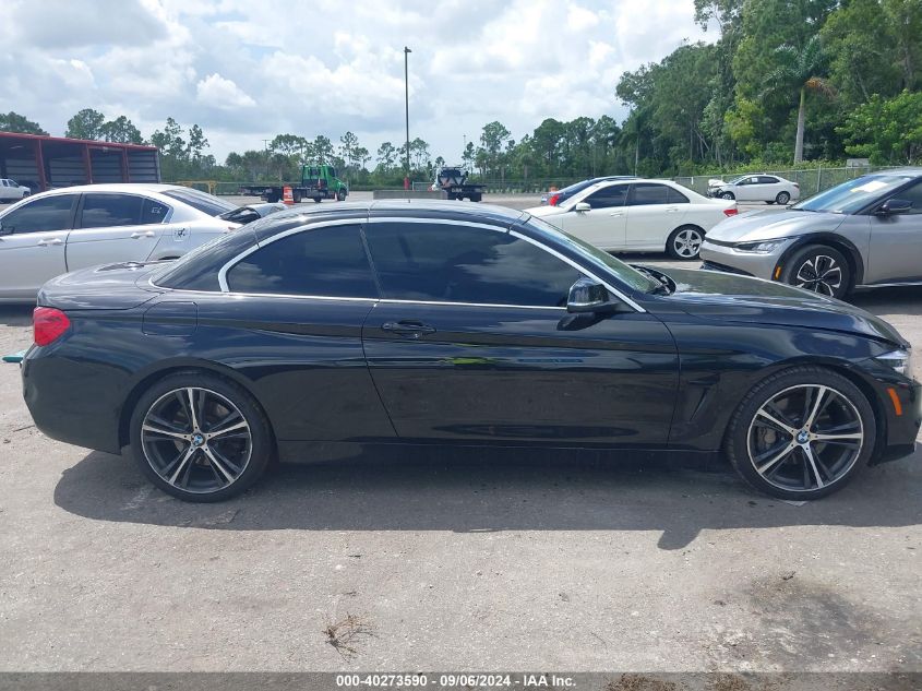 2019 BMW 440I VIN: WBA4Z5C50KEE17474 Lot: 40273590