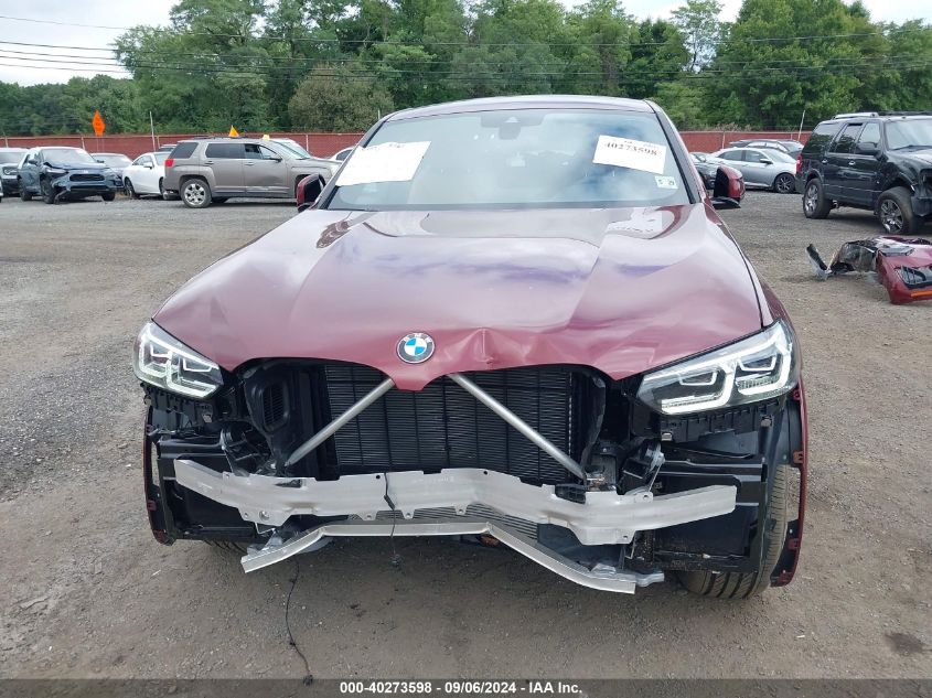 2024 BMW X4 xDrive30I VIN: 5UX33DT04R9W77860 Lot: 40273598