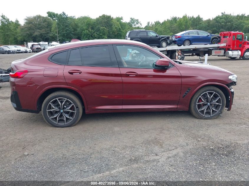 2024 BMW X4 xDrive30I VIN: 5UX33DT04R9W77860 Lot: 40273598