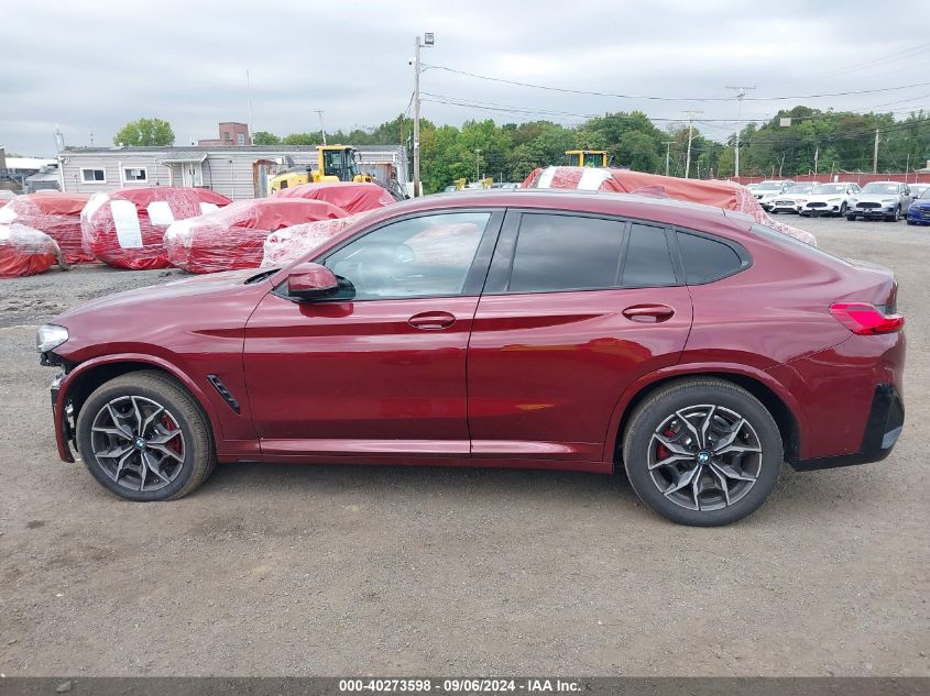 2024 BMW X4 xDrive30I VIN: 5UX33DT04R9W77860 Lot: 40273598