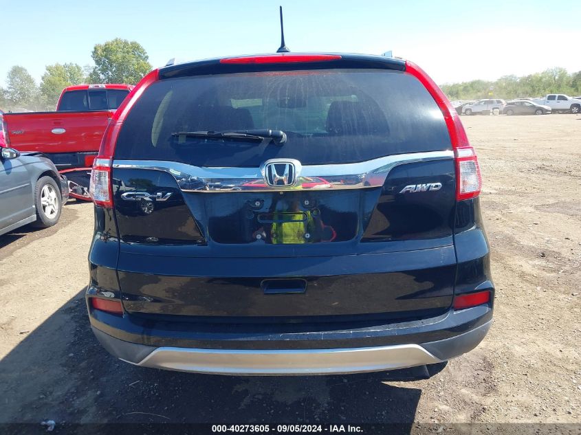 2015 Honda Cr-V Ex-L VIN: 2HKRM4H78FH620675 Lot: 40273605