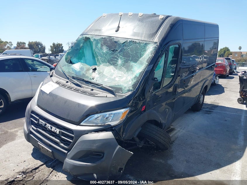 Vin: 3c6lrvcg5pe517392, lot: 40762020, ram promaster 2500 high roof 136 wb 20232