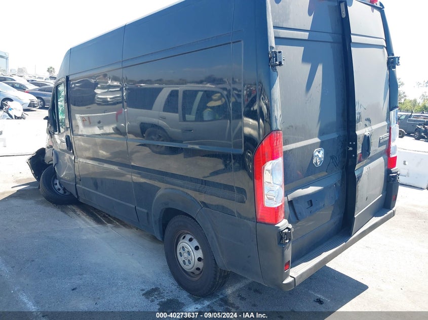 Vin: 3c6lrvcg5pe517392, lot: 40762020, ram promaster 2500 high roof 136 wb 20233