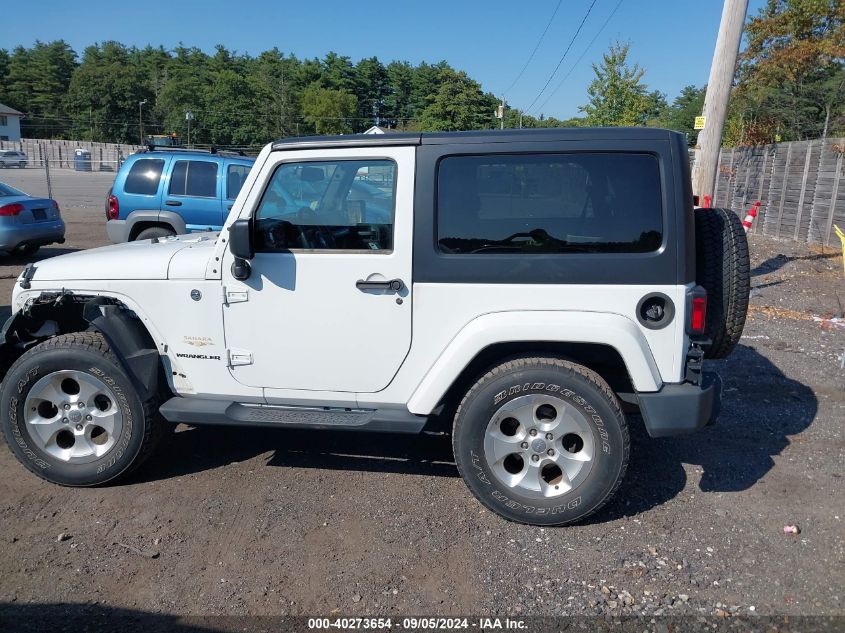 2014 Jeep Wrangler Sahara VIN: 1C4AJWBG1EL258595 Lot: 40273654