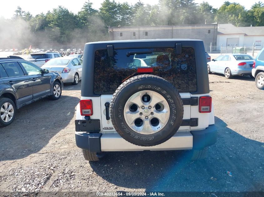 2014 Jeep Wrangler Sahara VIN: 1C4AJWBG1EL258595 Lot: 40273654