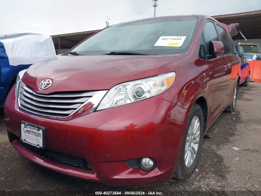 2015 Toyota Sienna Xle 8 Passenger VIN: 5TDYK3DC7FS633426 Lot: 40273684