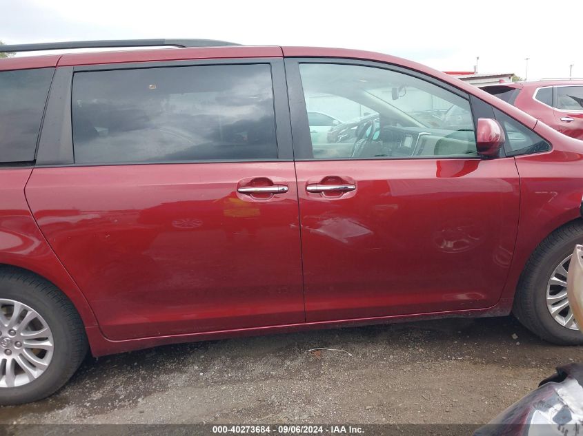 2015 Toyota Sienna Xle 8 Passenger VIN: 5TDYK3DC7FS633426 Lot: 40273684