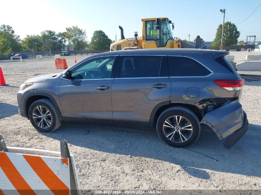 2019 Toyota Highlander Le/Le Plus VIN: 5TDBZRFH4KS732485 Lot: 40273695