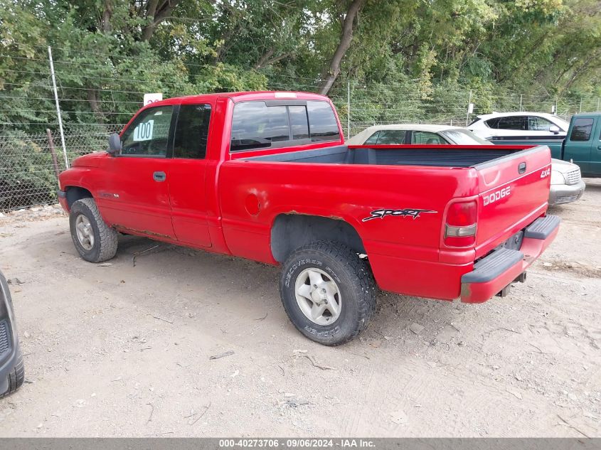 1998 Dodge Ram 1500 St VIN: 1B7HF13Z3WJ183110 Lot: 40273706