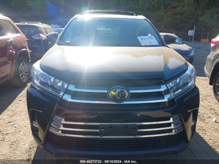 2019 Toyota Highlander Limited VIN: 5TDDZRFH6KS972419 Lot: 40273722