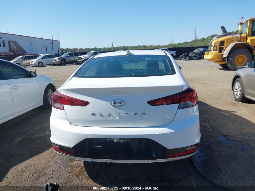 2019 Hyundai Elantra Sel VIN: 5NPD84LF5KH441341 Lot: 40273725