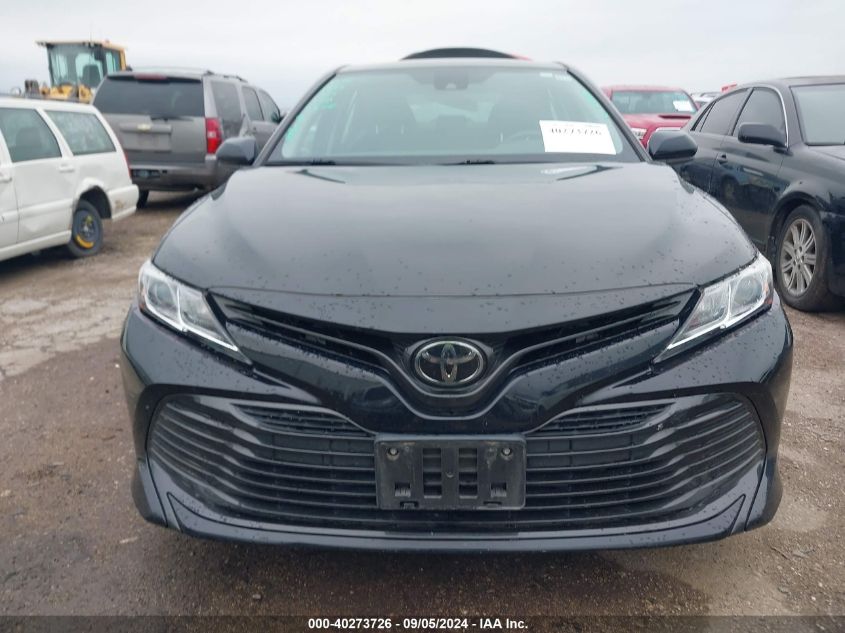 2020 Toyota Camry Le VIN: 4T1C11AK6LU954762 Lot: 40273726