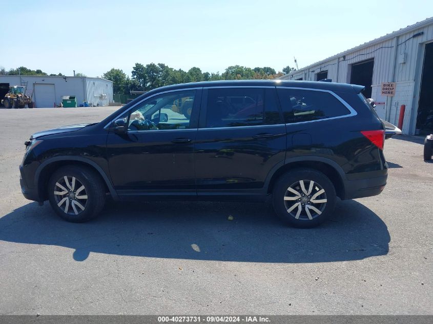 2019 Honda Pilot Ex-L VIN: 5FNYF6H58KB082374 Lot: 40273731