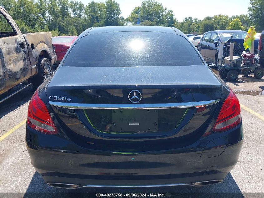 2016 Mercedes-Benz C 350E Luxury VIN: 55SWF4HB6GU158990 Lot: 40273758