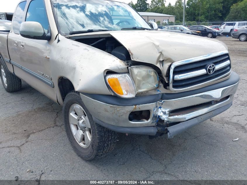 2002 Toyota Tundra Access Cab Sr5 VIN: 5TBRN34102S228408 Lot: 40273787