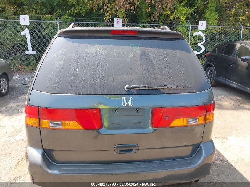 2003 Honda Odyssey Ex VIN: 5FNRL186X3B076831 Lot: 40273790