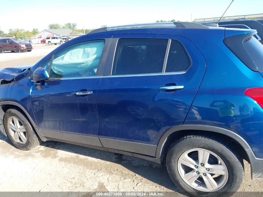 2019 Chevrolet Trax Lt VIN: 3GNCJLSB8KL320917 Lot: 40273809