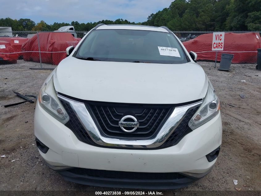 2016 Nissan Murano Platinum/S/Sl/Sv VIN: 5N1AZ2MG7GN136938 Lot: 40273838