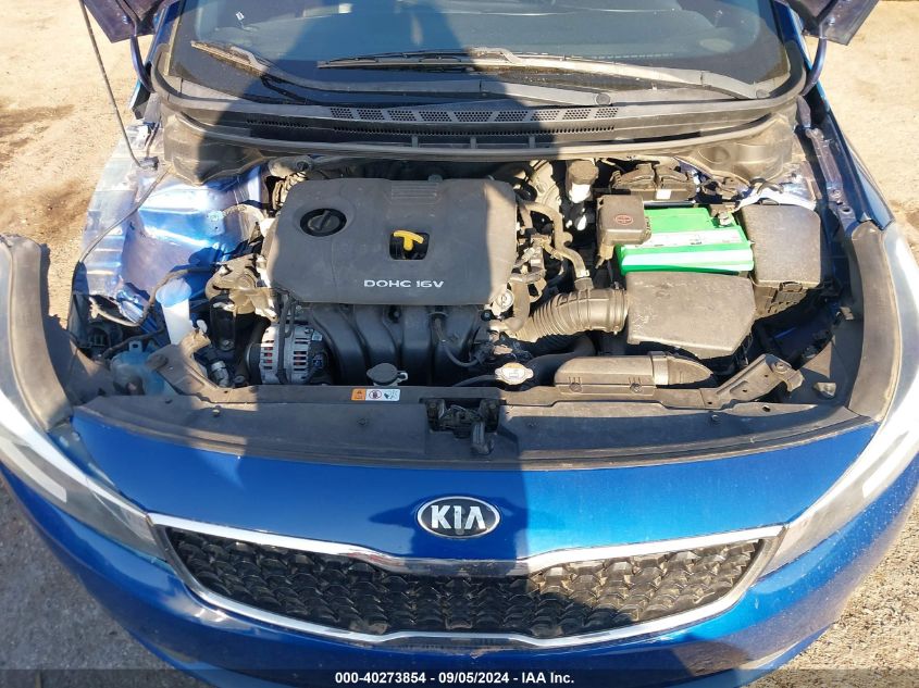 2018 Kia Forte Lx/S VIN: 3KPFL4A73JE219287 Lot: 40273854