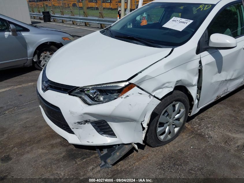 2015 TOYOTA COROLLA LE - 2T1BURHE2FC422691