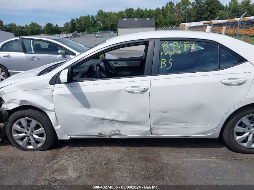 2015 TOYOTA COROLLA LE - 2T1BURHE2FC422691