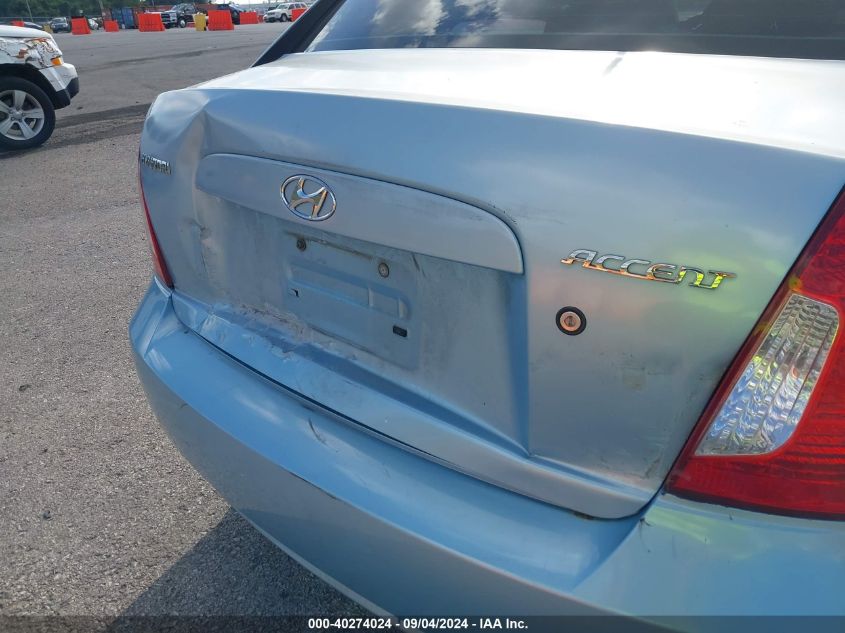 KMHCN46C99U382327 2009 Hyundai Accent Gls