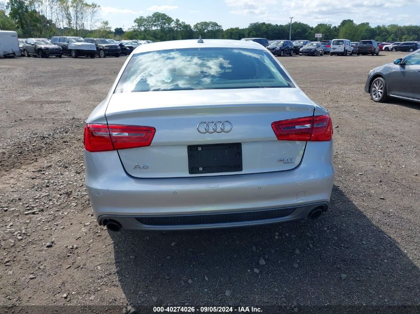 2015 Audi A6 3.0T Premium Plus VIN: WAUFGAFC0FN007861 Lot: 40274026