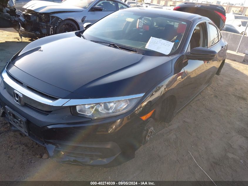 2018 Honda Civic Lx VIN: 2HGFC2F57JH534384 Lot: 40274039