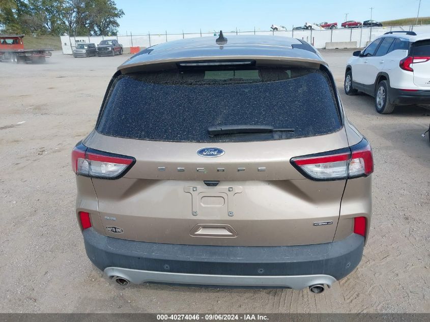 2021 Ford Escape Se Hybrid VIN: 1FMCU9BZ6MUA40143 Lot: 40274046