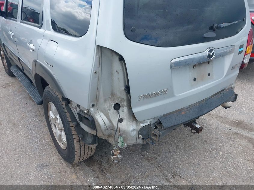 2003 Mazda Tribute Es V6 VIN: 4F2CZ96143KM33000 Lot: 40274064