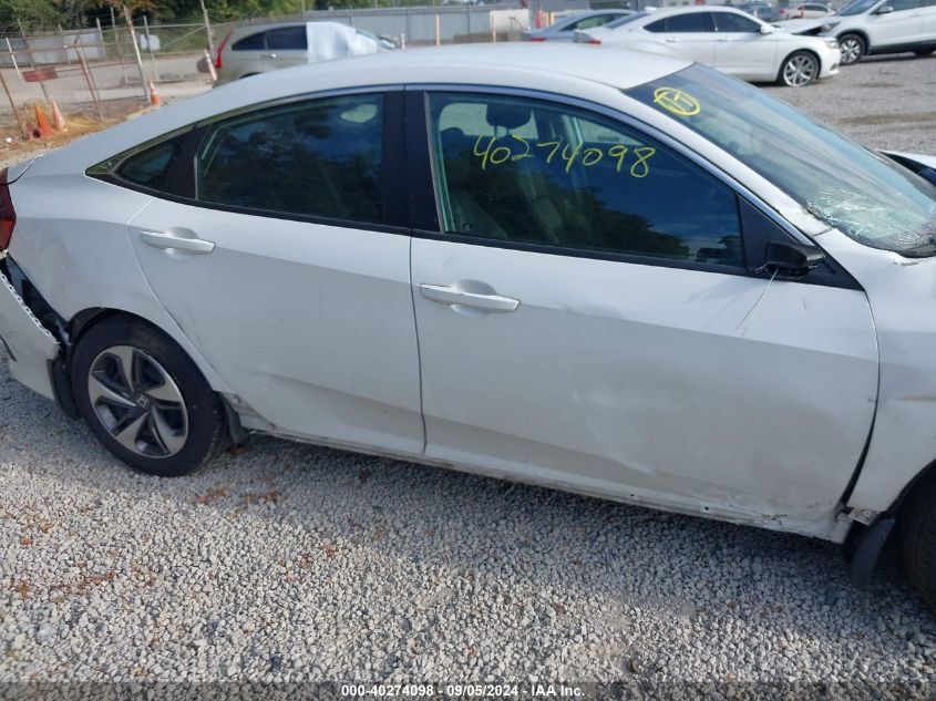 2019 Honda Civic Lx VIN: 2HGFC2F64KH575310 Lot: 40274098