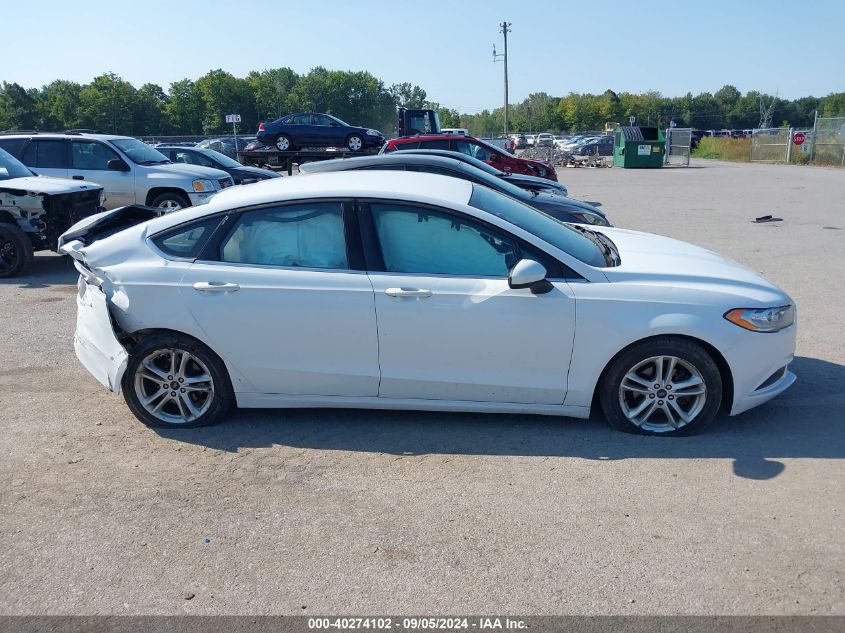 2018 Ford Fusion Se VIN: 3FA6P0HD0JR228150 Lot: 40274102