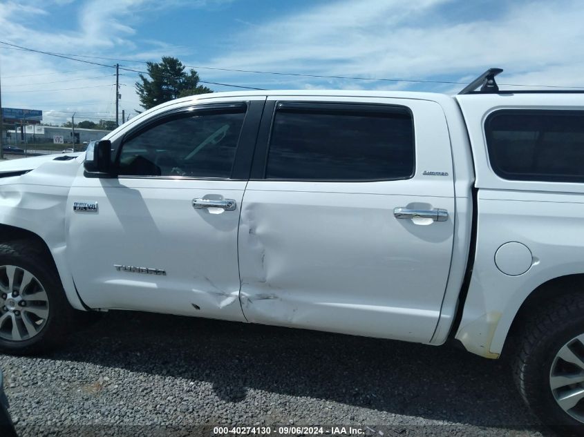 2016 Toyota Tundra Limited 5.7L V8 VIN: 5TFHW5F10GX527665 Lot: 40274130