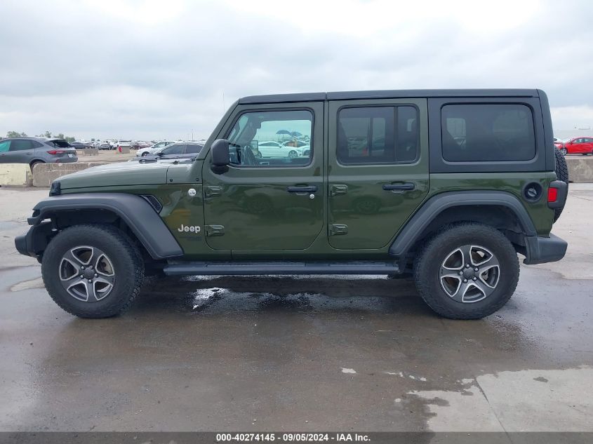 2021 Jeep Wrangler Unlimited Sport S 4X4 VIN: 1C4HJXDNXMW514004 Lot: 40274145