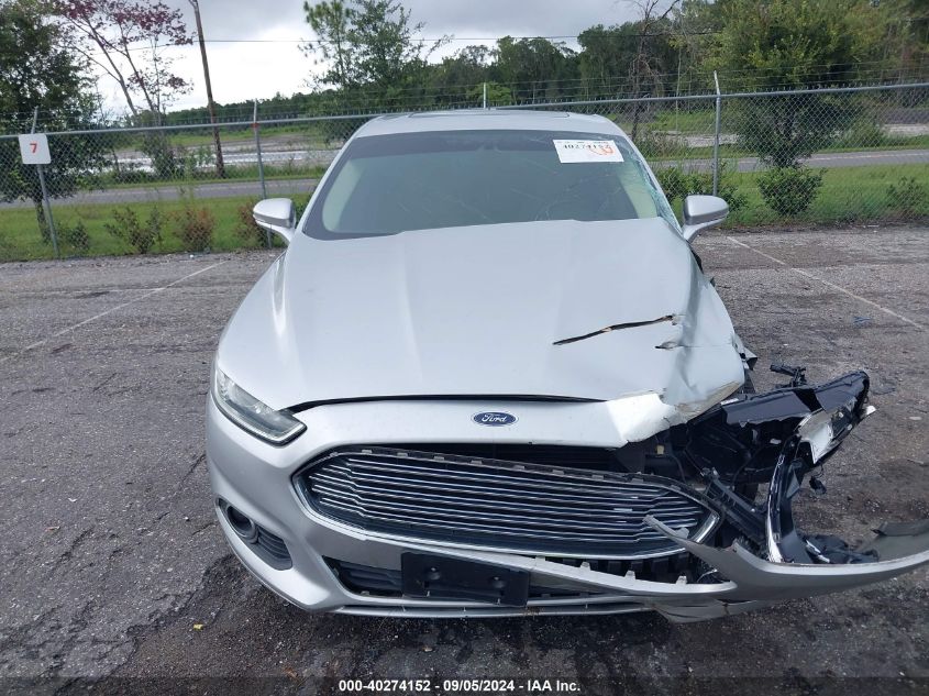 2016 Ford Fusion Se VIN: 3FA6P0HDXGR344318 Lot: 40274152