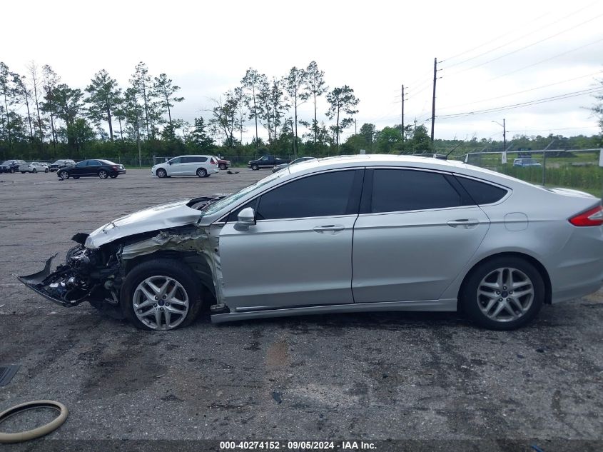 2016 Ford Fusion Se VIN: 3FA6P0HDXGR344318 Lot: 40274152